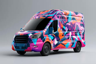 make branding car wrap van wrap truck wrap