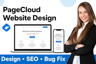 design pagecloud webador ucraft landing page redesign squarespace website design