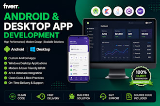 build custom android apps and desktop software