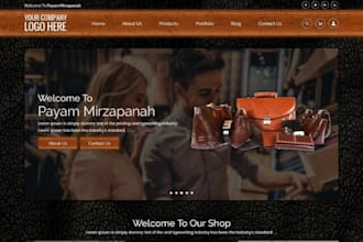 design wix leather goods maker website bags website artisan portfolio website
