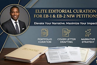 provide elite editorial curation for your eb1 and eb2 niw petitions