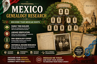 do mexico genealogy research, lineage verification, dna genealogy, family tree