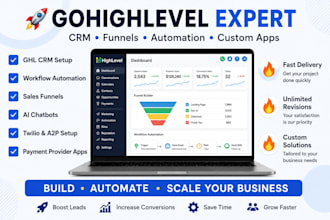 be gohighlevel expert, gohighlevel website automation, ghl CRM, ghl sales