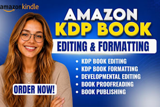 kdp book editing kindle formatting paperback book formatting KDP book publishing