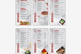 custom menu design for your business