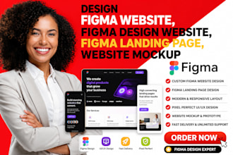design figma website, figma design website, figma landing page, website mockup