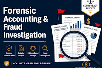 investigate fraud, trace assets and deliver a  forensic accounting report