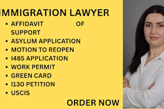 be your immigration lawyer for uscis, work permit, asylum, and visa matters