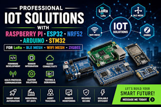raspberry pi esp32 nrf52 arduino stm32 iot for lora ble mesh wifi mesh zigbee