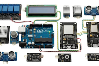 do arduino project, esp8266, esp32, nodemcu, and iot project