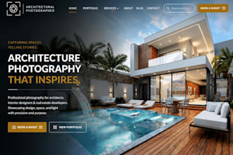 build sqaurespace architectural photographer website headshot fine art website
