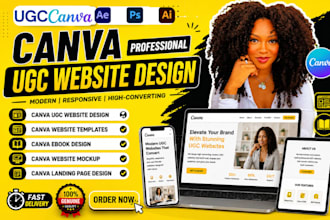 ugc website design canva ugc website design ugc website canva ugc portfolio