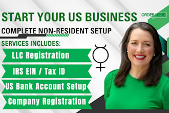 do US llc registration, and ein filling in wyoming, new mexico and non resident