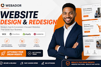 build webador website, hostinger, shift4shop, bigcommerce, webador redesign