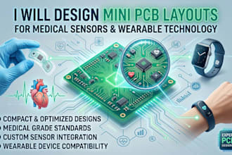 design mini pcb layouts for medical sensors and wearable technology