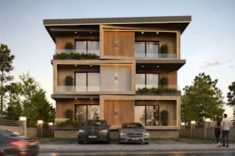 architectural visualization exterior house rendering bathroom interior design