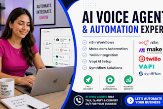 ai voice agent, ai automation, n8n make com automation, twillo vapi ai synthflow