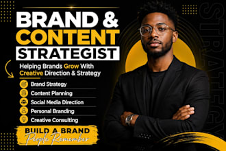 be your brand strategist, creative consultant, director and content strategist
