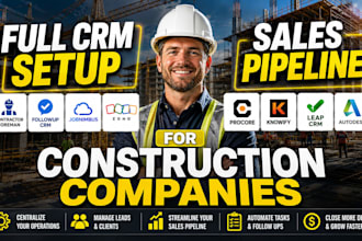 contractor foreman followup crm jobnimbus zoho procore knowify leap crm autodesk