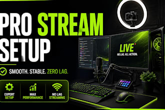 setup  obs studio for professional live streaming