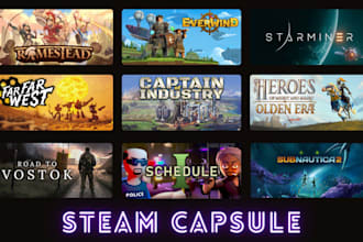 steam capsule art, game key art, steam capsule page, steam capsule banner