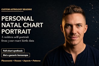 provide a deep natal chart analysis and astrology portrait