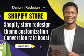 redesign shopify website ux conversion rate optimization, shopify store redesign
