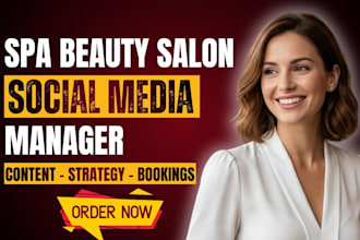 be your spa skincare and beauty salon instagram manager for organic growth
