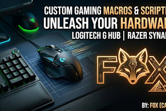 develop custom gaming macros and scripting for logitech azer