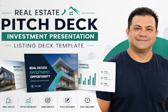 design real estate pitch deck, property investment presentation, listing deck