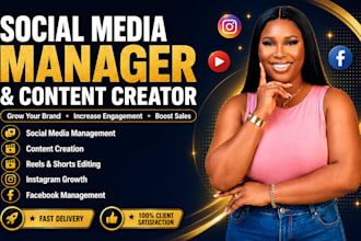 curate social media post social media marketing manager and content creator