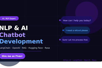 build custom nlp solutions and ai chatbots