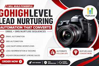 cretate gohighlevel email and sms nuture sequences that convert leads