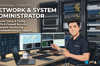 be your  network administrator and system administrator