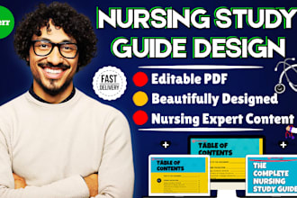 write and design nursing study guides, medical ebooks and nclex review materials
