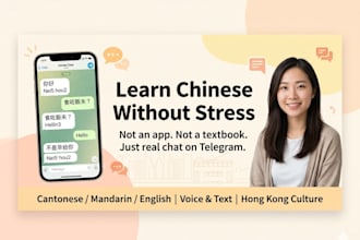 teach you cantonese or mandarin via casual chat on telegram