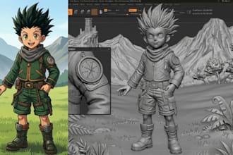sculpt 3d printable miniatures tabletop figurines action figures poseable models