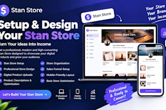 do stan store marketing stan setup gumroad digital product promotion beacons ai