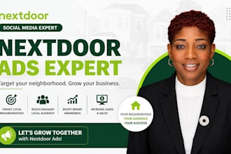 setup campaign on nextdoor social media expert nextdoor ads expert nextdoor