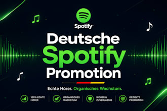 promote deutsch spotify music to organic german listener spotify music marketing