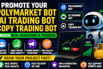 guarantee 900k investors for polymarket bot, copy trading bot, ai trading bot
