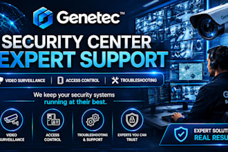 fix genetec security center issues and provide expert security system support