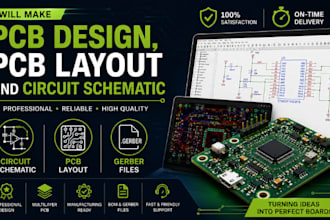 design pcb and write firmware for your project