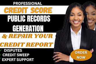 provide professional credit repair and credit report dispute services