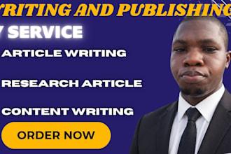 write, edit and publish professional article