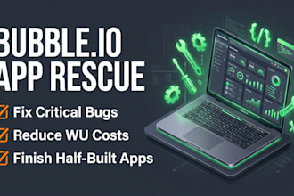 fix bubble io bugs, optimize workload units, and finish your half built app