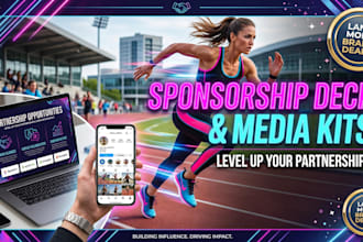 design a professional sponsorship deck or brand proposal