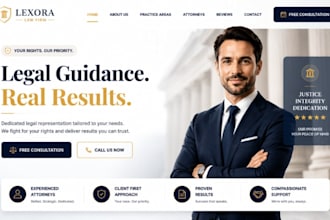 build wix law firm website attorney legal webite consultant immigration website