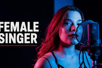 female singer, edm singer, pop singer, folk, gospel choir
