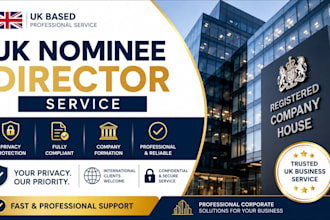 provide a professional UK nominee director service